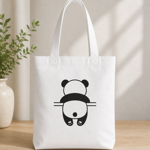 Cute Panda Back View Embroidery Design – Minimalist Panda Bear Animal Machine Embroidery File Embroidery/Applique DESIGNS PatternFeed8 