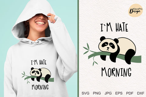 Cute Panda Bundle Svg, Funny Panda Quotes SVG Klava P 