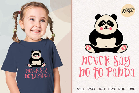 Cute Panda Bundle Svg, Funny Panda Quotes SVG Klava P 
