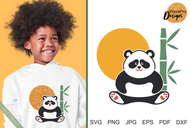 Cute Panda SVG | Panda layered cut file SVG Klava P 