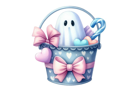 Cute Pastel Spooky Halloween PNG Clipart Sublimation SVGista 