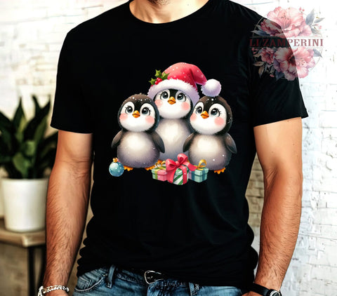 Cute Penguin, Christmas PNG, Digital Download, Sublimation Design, Holiday Decor, Winter Graphics, Adorable Penguin Art, Festive Illustration Sublimation Li Zamperini 