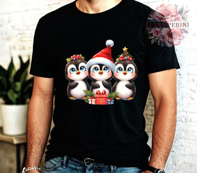 Cute Penguin, Christmas PNG, Digital Download, Sublimation Design, Holiday Decor, Winter Graphics, Adorable Penguin Art, Festive Illustration Sublimation Li Zamperini 