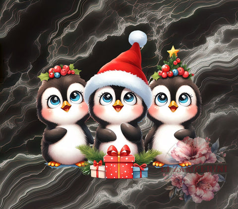 Cute Penguin, Christmas PNG, Digital Download, Sublimation Design, Holiday Decor, Winter Graphics, Adorable Penguin Art, Festive Illustration Sublimation Li Zamperini 