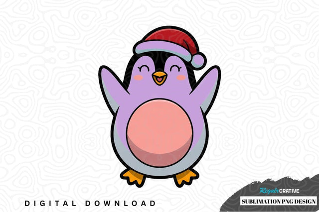 Cute penguin sublimation design Sublimation Regulrcrative 