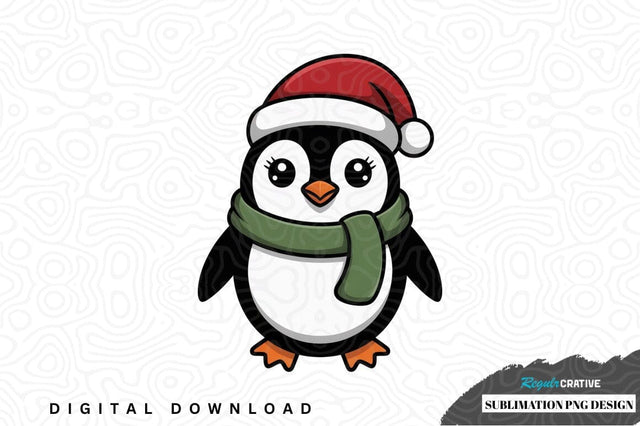 Cute penguin sublimation png design Sublimation Regulrcrative 