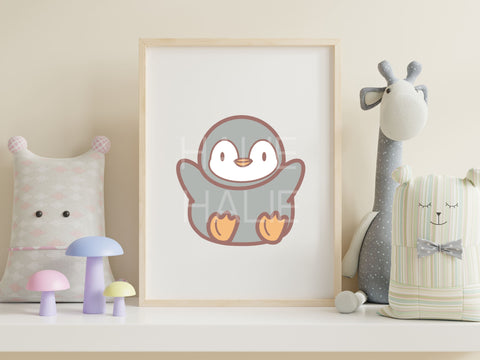 Cute Penguin SVG Design Set SVG HalieKStudio 