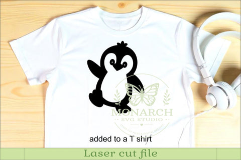 Cute Penguin SVG. Penguin Silhouettes for Christmas 1 SVG APInspireddesigns 