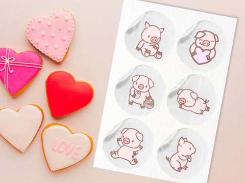 Cute Pigs Vol. 2 SVG Design Set SVG HalieKStudio 