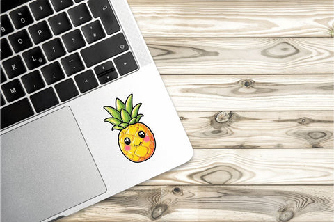 Cute Pineapple Stickers Bundle Sublimation Regulrcrative 
