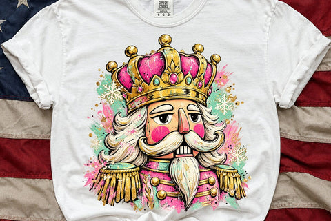 Cute Pink Nutcracker Sublimation Design SVG DesignDestine 