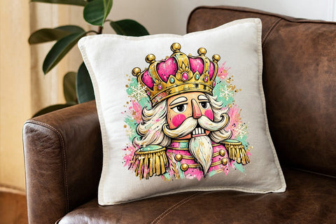 Cute Pink Nutcracker Sublimation Design SVG DesignDestine 