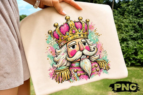 Cute Pink Nutcracker Sublimation Design SVG DesignDestine 