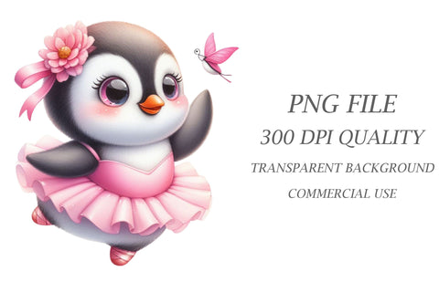 Cute Pink Panda Ballerina Clipart Png Sublimation Rupkotha 