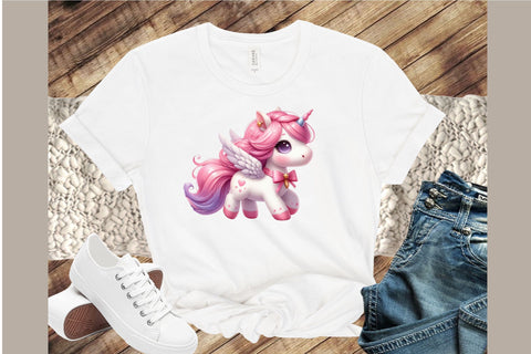 Cute Pink Unicorn Sublimation Clipart Sublimation designartist 