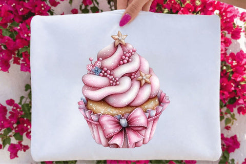 Cute Pinkmas Vintage Christmas Clipart Sublimation SVGArt 