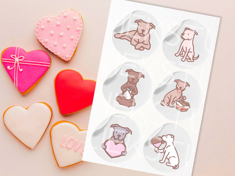 Cute Pit Bulls SVG Design Set SVG HalieKStudio 