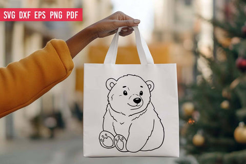 Cute polar bear SVG Bundle | Christmas SVG file SVG Irina Ostapenko 