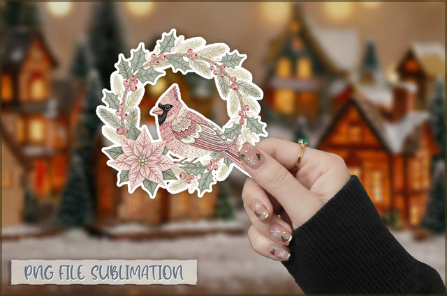 Cute Preppy Christmas Sticker PNG Sublimation Shetara Begum 