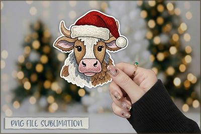 Cute Preppy Christmas Sticker PNG Sublimation Shetara Begum 
