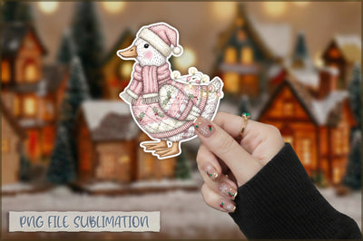 Cute Preppy Christmas Sticker PNG Sublimation Shetara Begum 