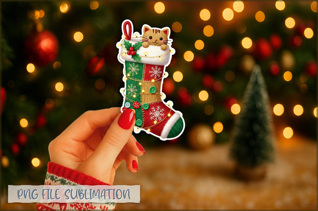 Cute Preppy Christmas Sticker PNG Sublimation Shetara Begum 