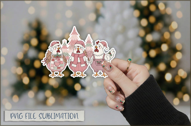 Cute Preppy Christmas Sticker PNG Sublimation Shetara Begum 
