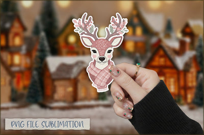 Cute Preppy Christmas Sticker PNG Sublimation Shetara Begum 