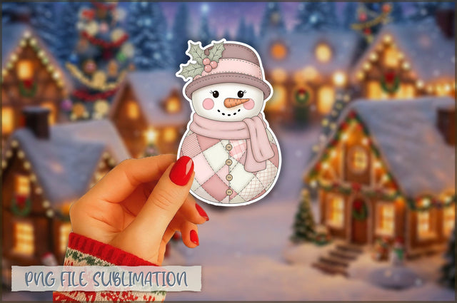 Cute Preppy Christmas Sticker PNG Sublimation Shetara Begum 