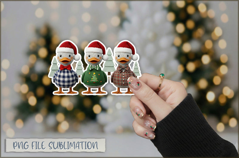 Cute Preppy Christmas Sticker PNG Sublimation Shetara Begum 