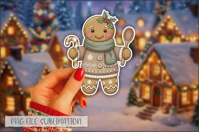 Cute Preppy Christmas Sticker PNG Sublimation Shetara Begum 