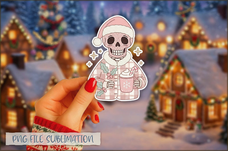 Cute Preppy Christmas Sticker PNG Sublimation Shetara Begum 