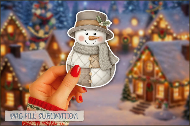 Cute Preppy Christmas Sticker PNG Sublimation Shetara Begum 