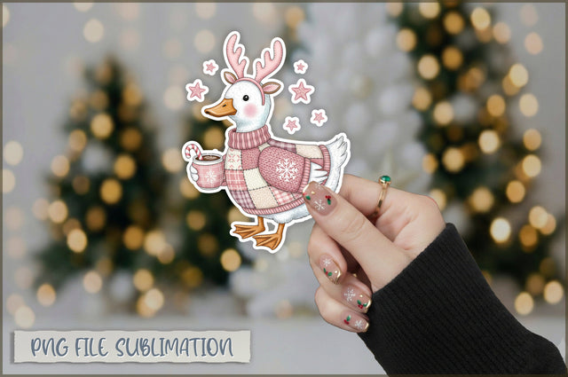 Cute Preppy Christmas Sticker PNG Sublimation Shetara Begum 