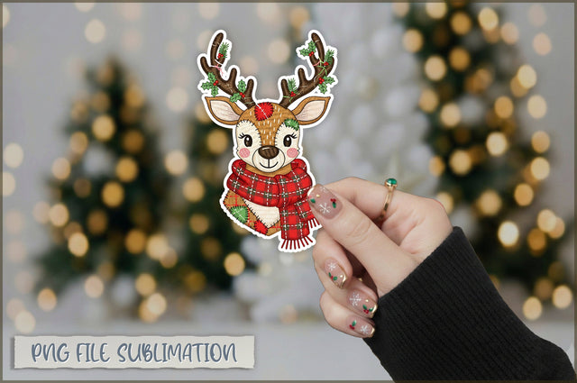 Cute Preppy Christmas Sticker PNG Sublimation Shetara Begum 