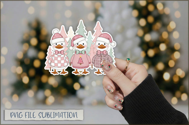 Cute Preppy Christmas Sticker PNG Sublimation Shetara Begum 