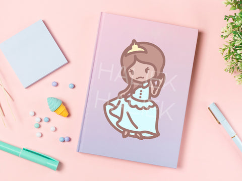 Cute Princesses Color SVG PNG Design Set SVG HalieKStudio 