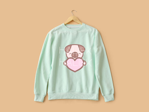 Cute Pug Dogs Color SVG PNG Design Set SVG HalieKStudio 