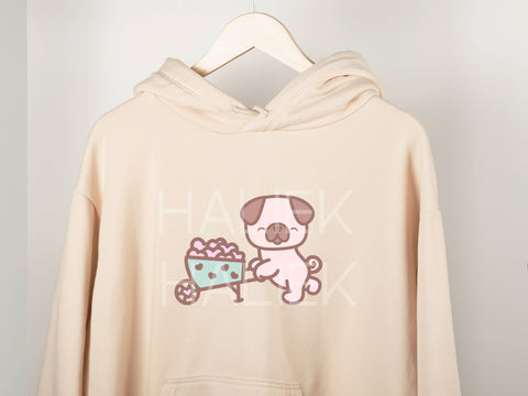 Cute Pug Dogs SVG Design Set SVG HalieKStudio 