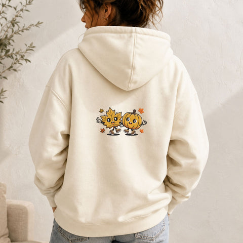 Cute Pumpkin and Maple Leaf Machine Embroidery Design – Fall Autumn Thanksgiving Embroidery File Embroidery/Applique DESIGNS PatternFeed8 