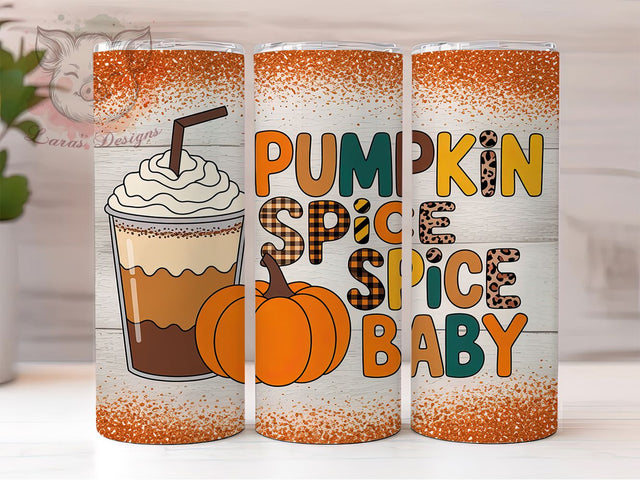 Cute Pumpkin Baby Fall Tumbler, Fall Vibes Wrap, 20oz Pumpkin Sublimation, Cute Baby Pumpkin, Autumn Baby Cup, Fall Baby Wrap, Harvest Pumpkin Tumbler Sublimation Lara' s Designs 