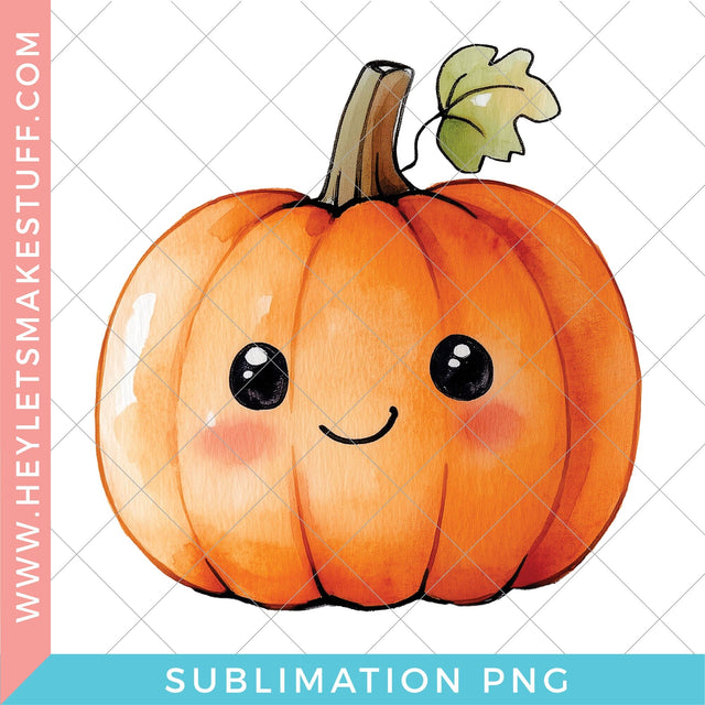 Cute Pumpkin - Sublimation Sublimation Hey Let's Make Stuff 