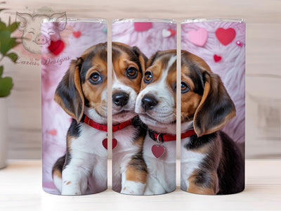 Cute Puppy Lover Tumbler, Puppy Theme, Whimsical Art, Playful Design, Animal Lover, 20Oz Tumbler, Sublimation Wrap Sublimation Lara' s Designs 