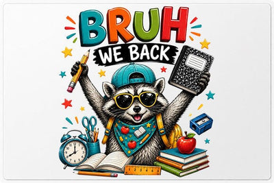 Cute Raccoon Back to School PNG | School Sublimation Digital Download SVG BillahCrafts 