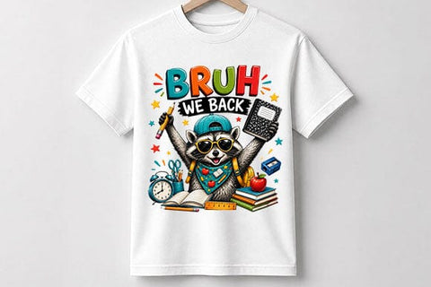 Cute Raccoon Back to School PNG | School Sublimation Digital Download SVG BillahCrafts 