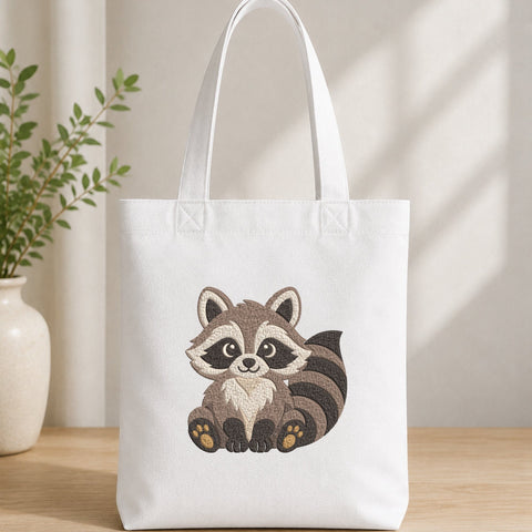 Cute Raccoon Embroidery Design – Woodland Animal Machine Embroidery File, Baby Raccoon Forest Animal Design Embroidery/Applique DESIGNS PatternFeed8 