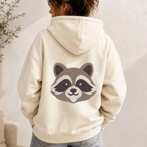 Cute Raccoon Face Embroidery Design – Woodland Animal Machine Embroidery File, Raccoon Head Forest Animal Design Embroidery/Applique DESIGNS PatternFeed8 