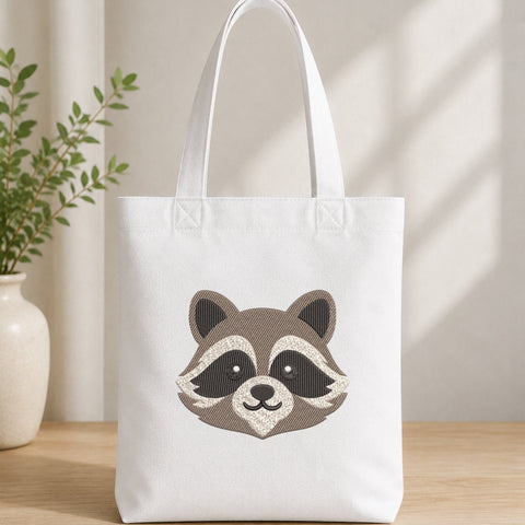 Cute Raccoon Face Embroidery Design – Woodland Animal Machine Embroidery File, Raccoon Head Forest Animal Design Embroidery/Applique DESIGNS PatternFeed8 