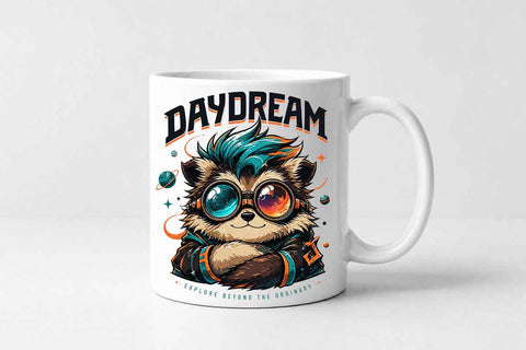 Cute Raccoon PNG | Dreamer Animal Sublimation PNG Digital Download SVG BillahCrafts 