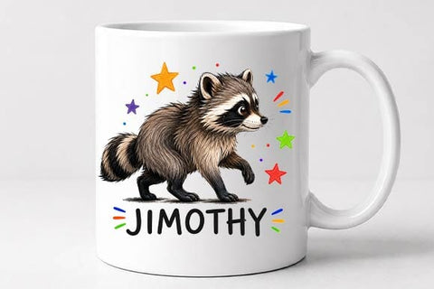 Cute Raccoon PNG | Jimothy Woodland Animal Digital Download SVG BillahCrafts 